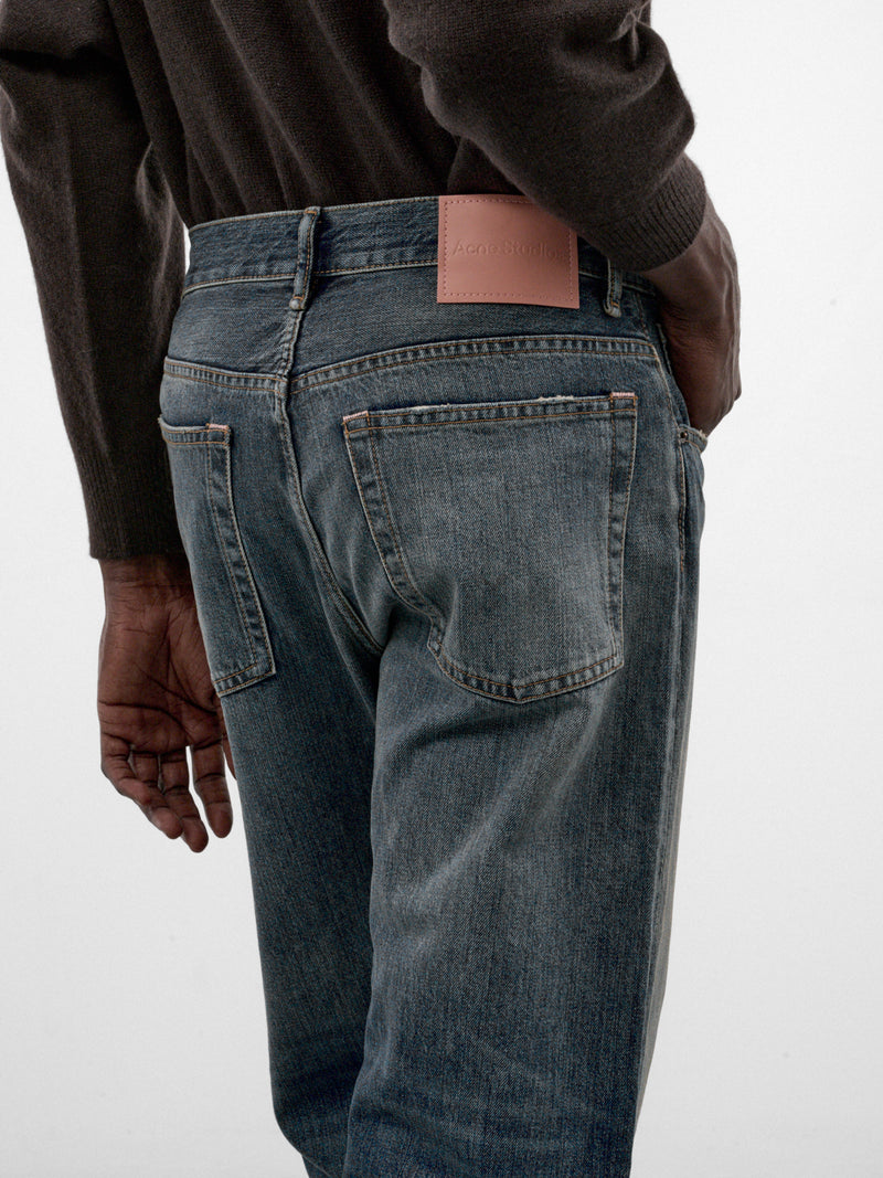 Blue Denim 2021M Straight Jeans (ACNE-STUDIOS-2021M-MID-BLUE-BI)