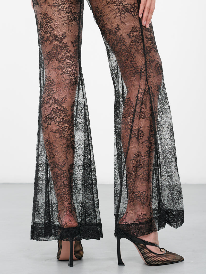 Lace Big Flare Pants (ACPA003PA0474-U900-BLACK)