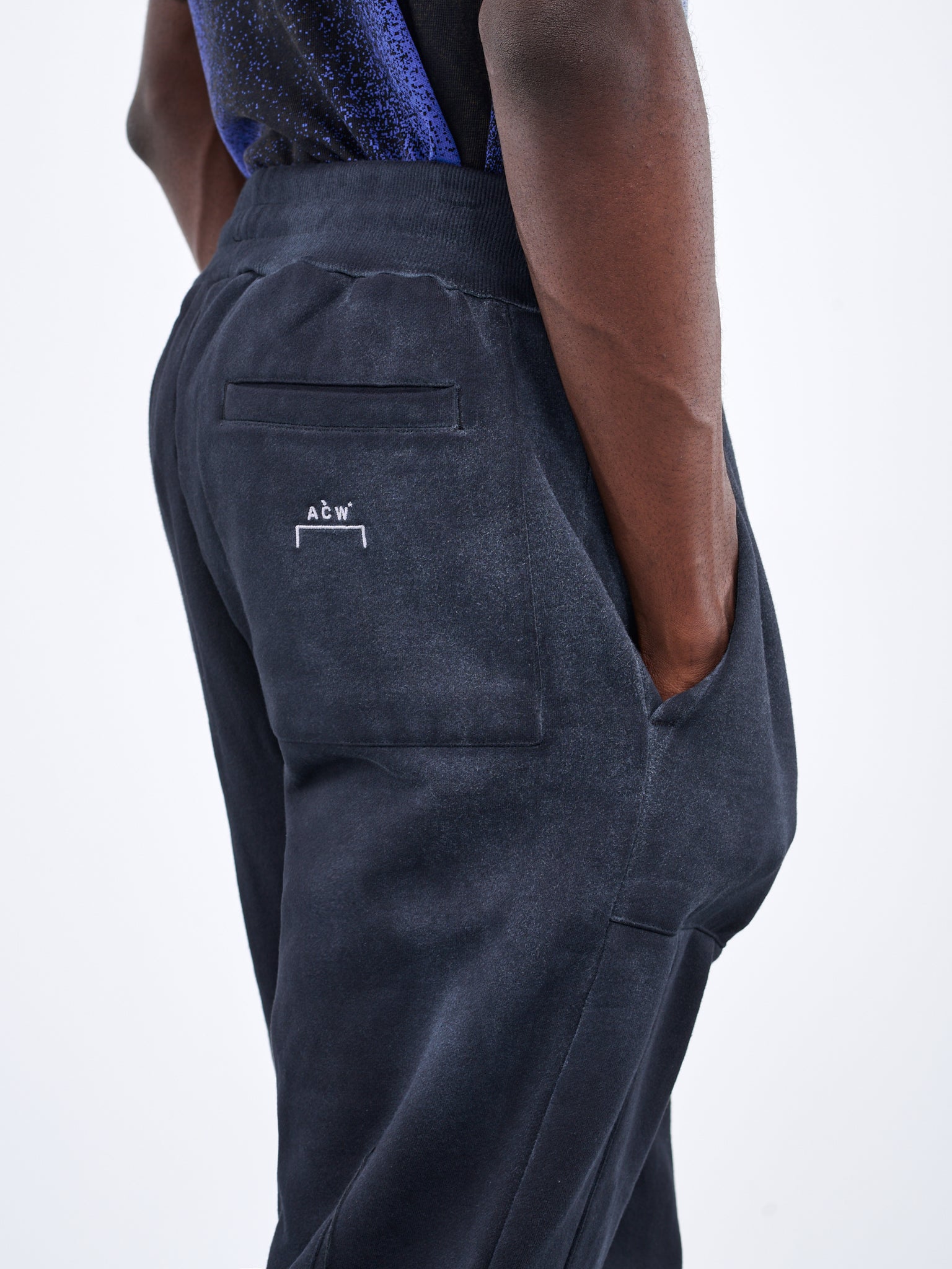 Shiraga Jersey Sweat Pants (ACWMB229A-BLACK)