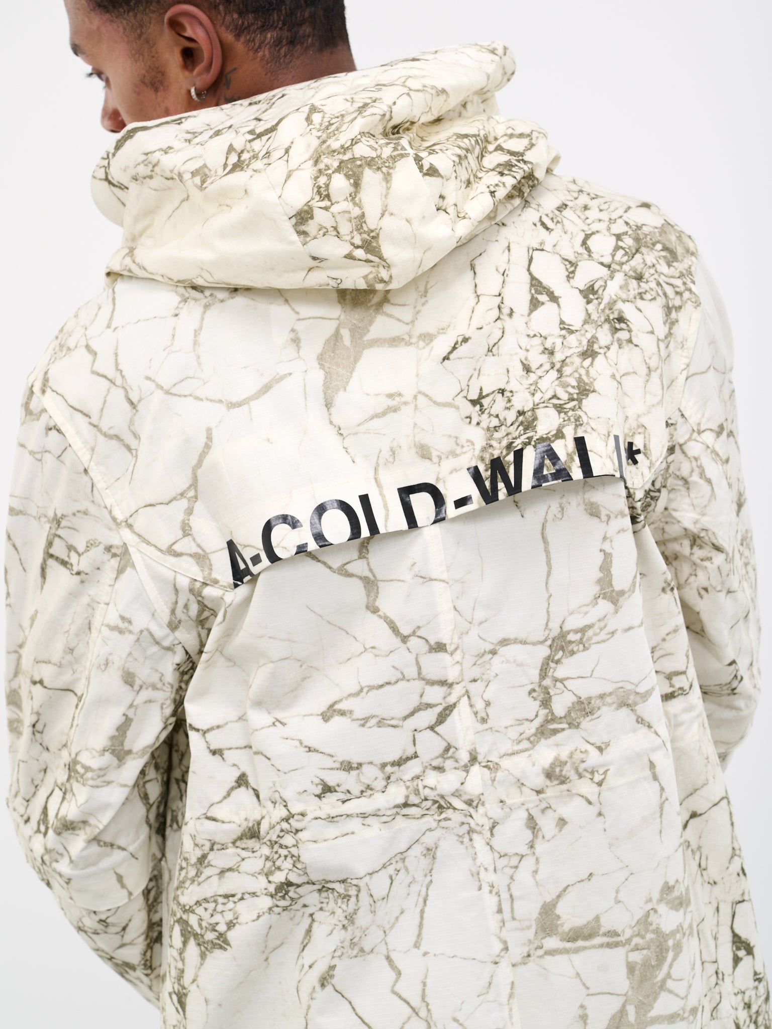 Overset Tech Parka (ACWMO163-MARBLE-PRINT)