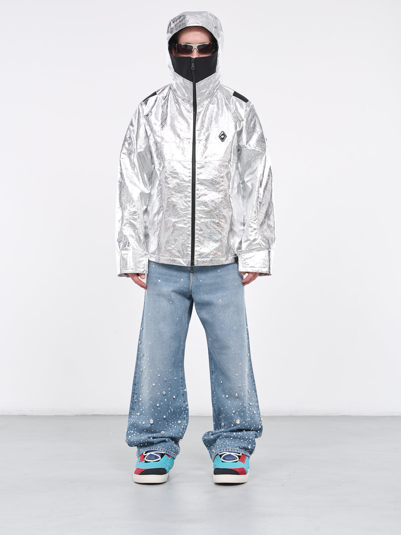 Transparent 3d Monogram Raincoat In Noir