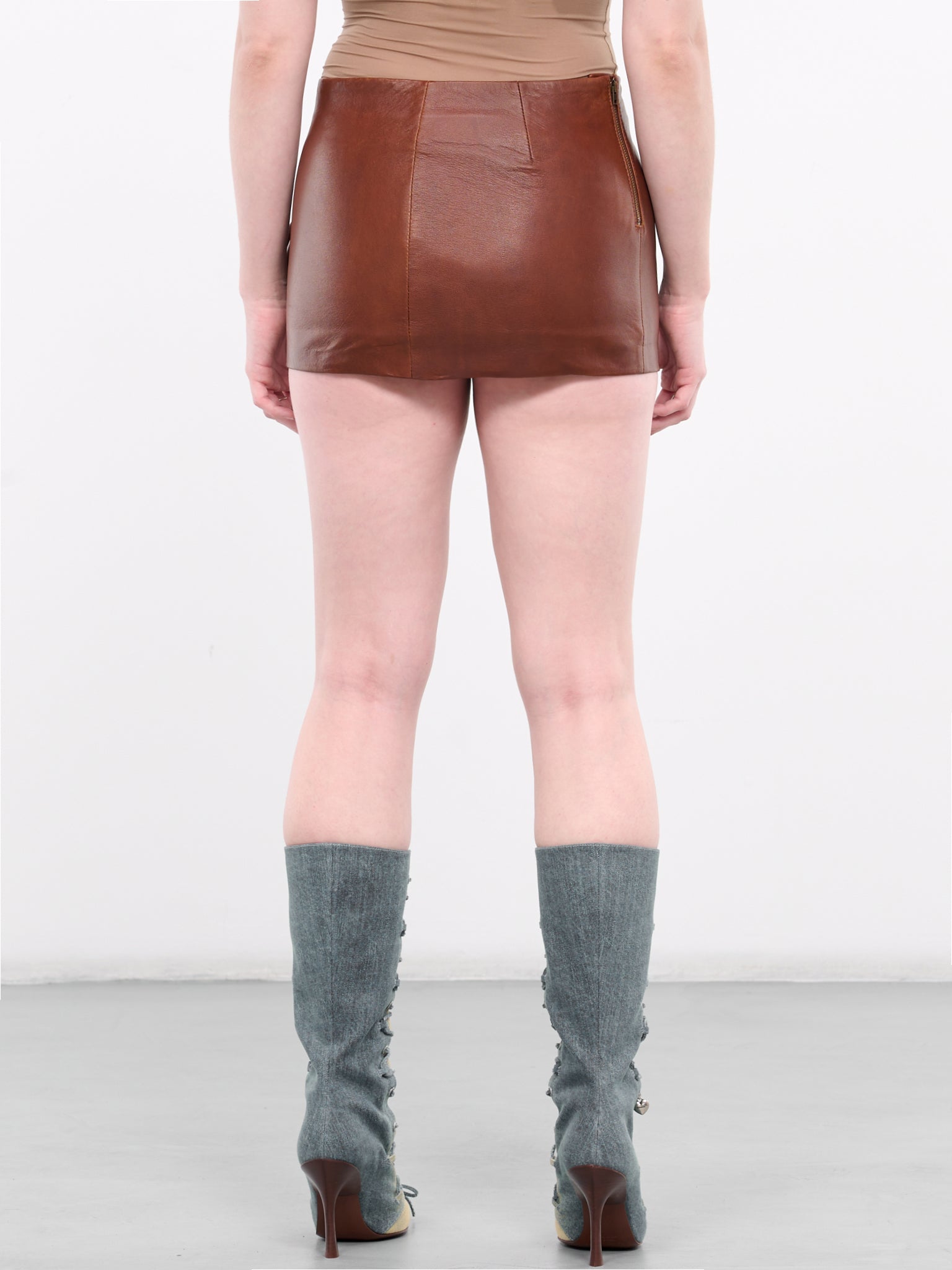 Handbag Mini Skirt (AF0454-COGNAC-BROWN)