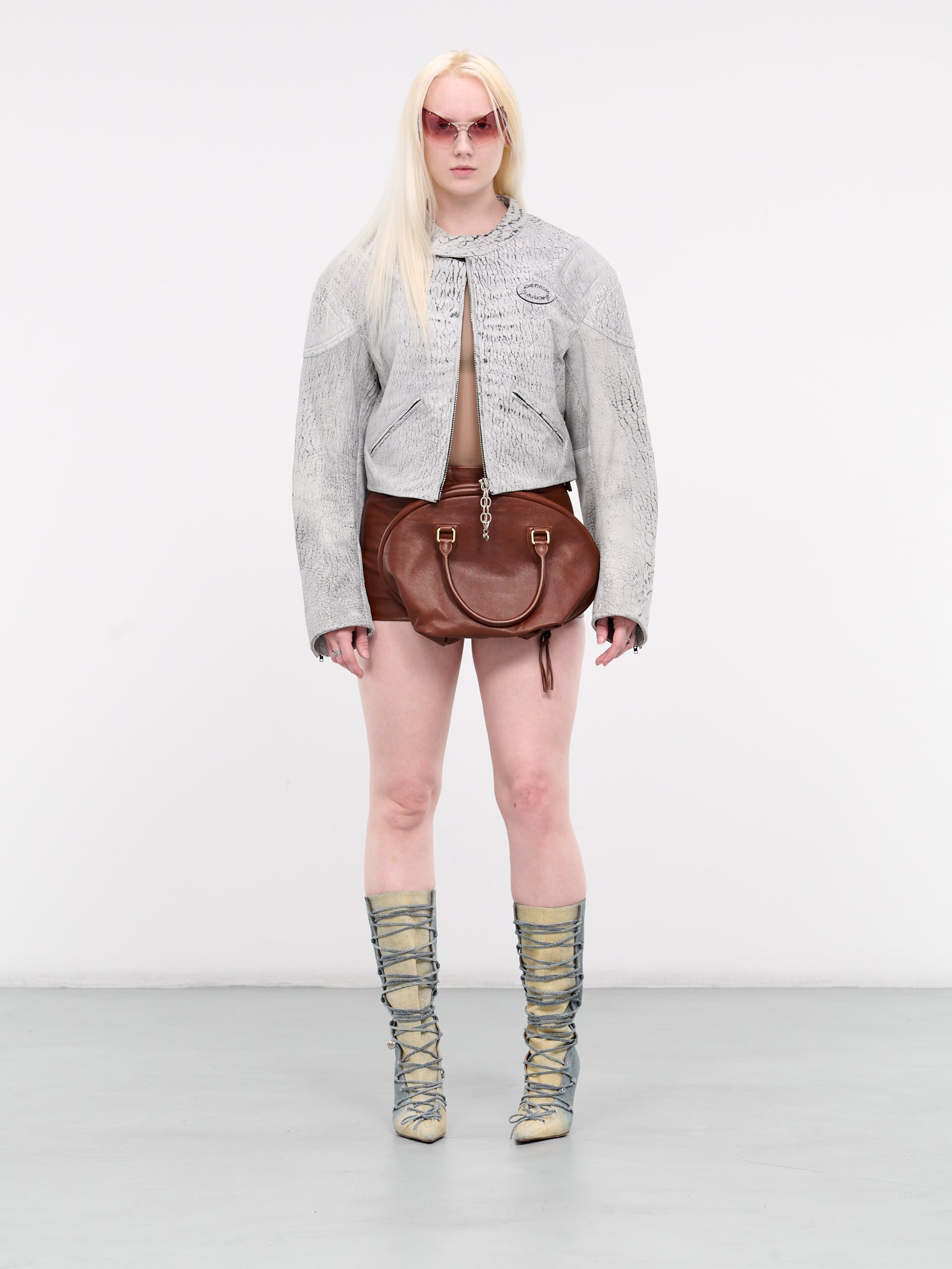 Handbag Mini Skirt (AF0454-COGNAC-BROWN)