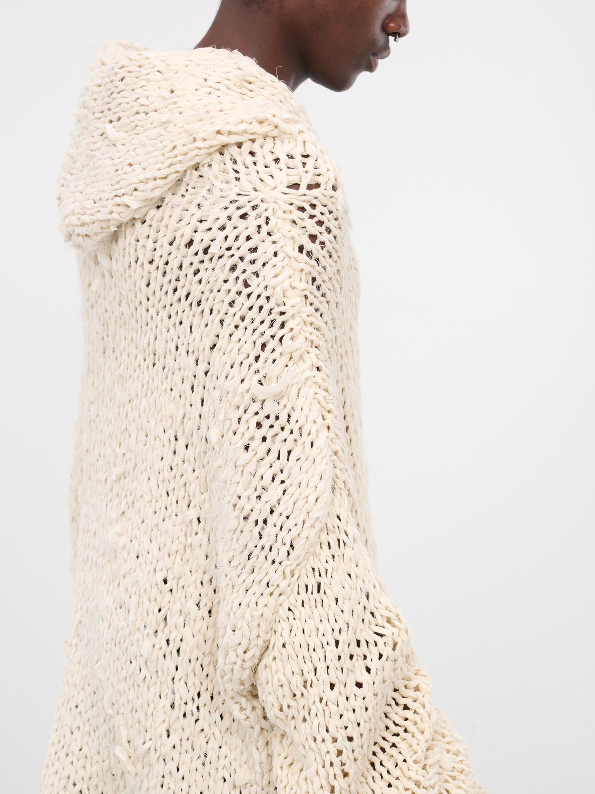 Oversized Knit Hoodie (AIR01N001-NATURAL)