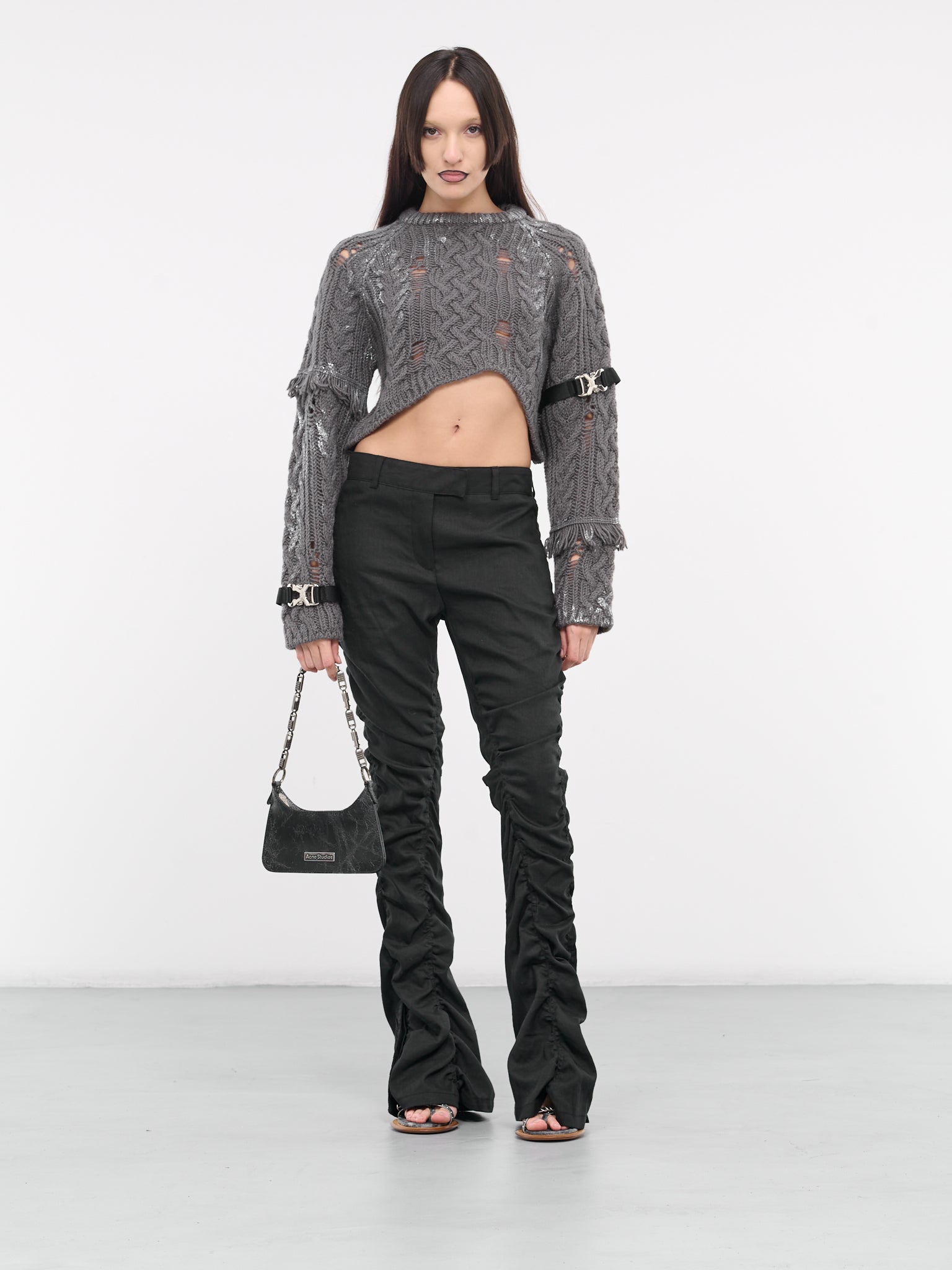 Acne linen trousers deals
