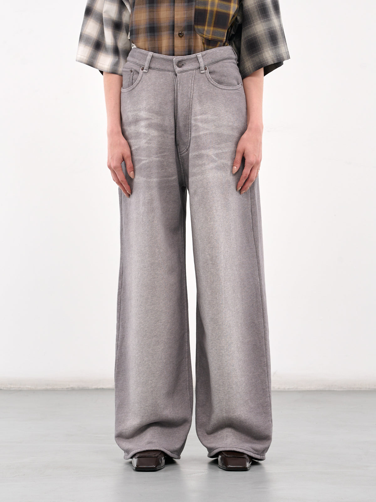 Loose Fit Trousers (AK0901-GREY-MELANGE)