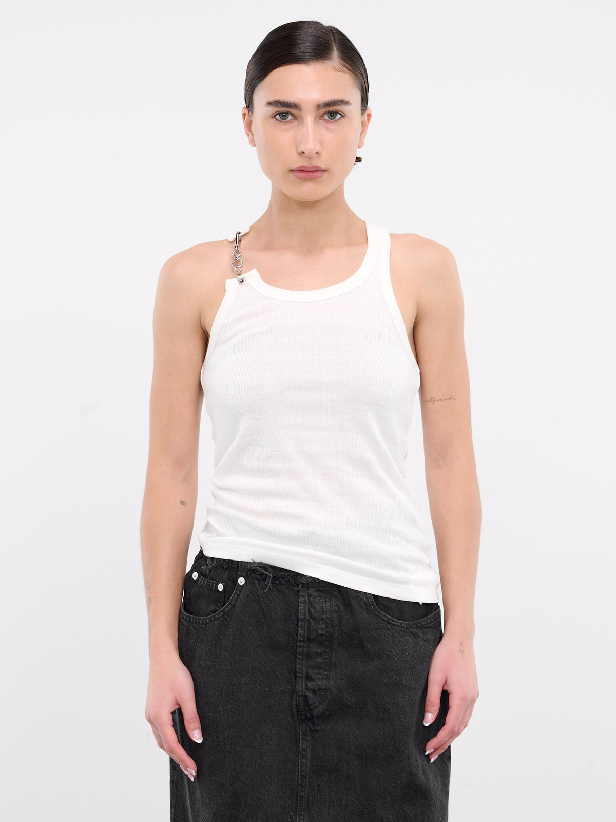 Chain Strap Tank Top (AL0402-WHITE)