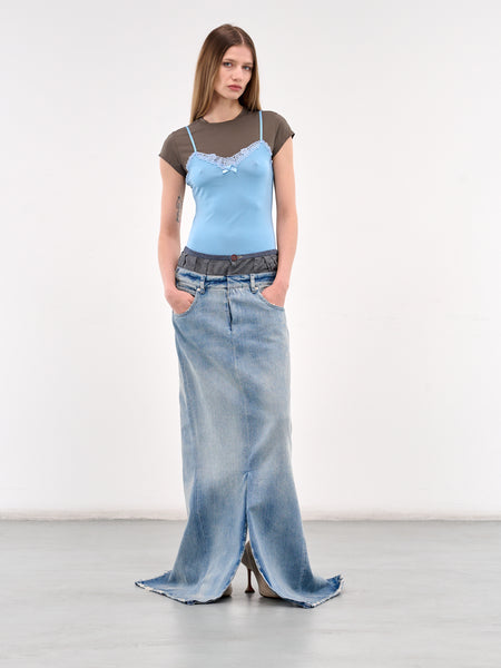 Layered Strap Tee (AL0458-GREY-BLUE)