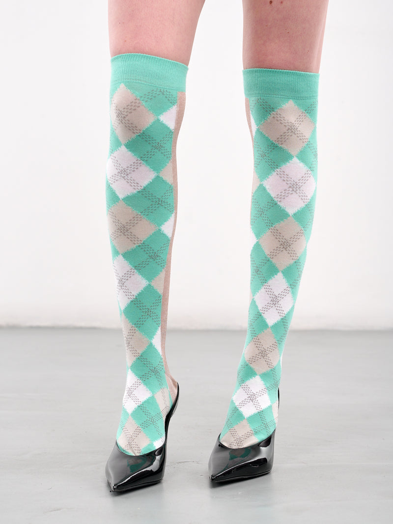 Ally Socks (ALLY-AQUA)