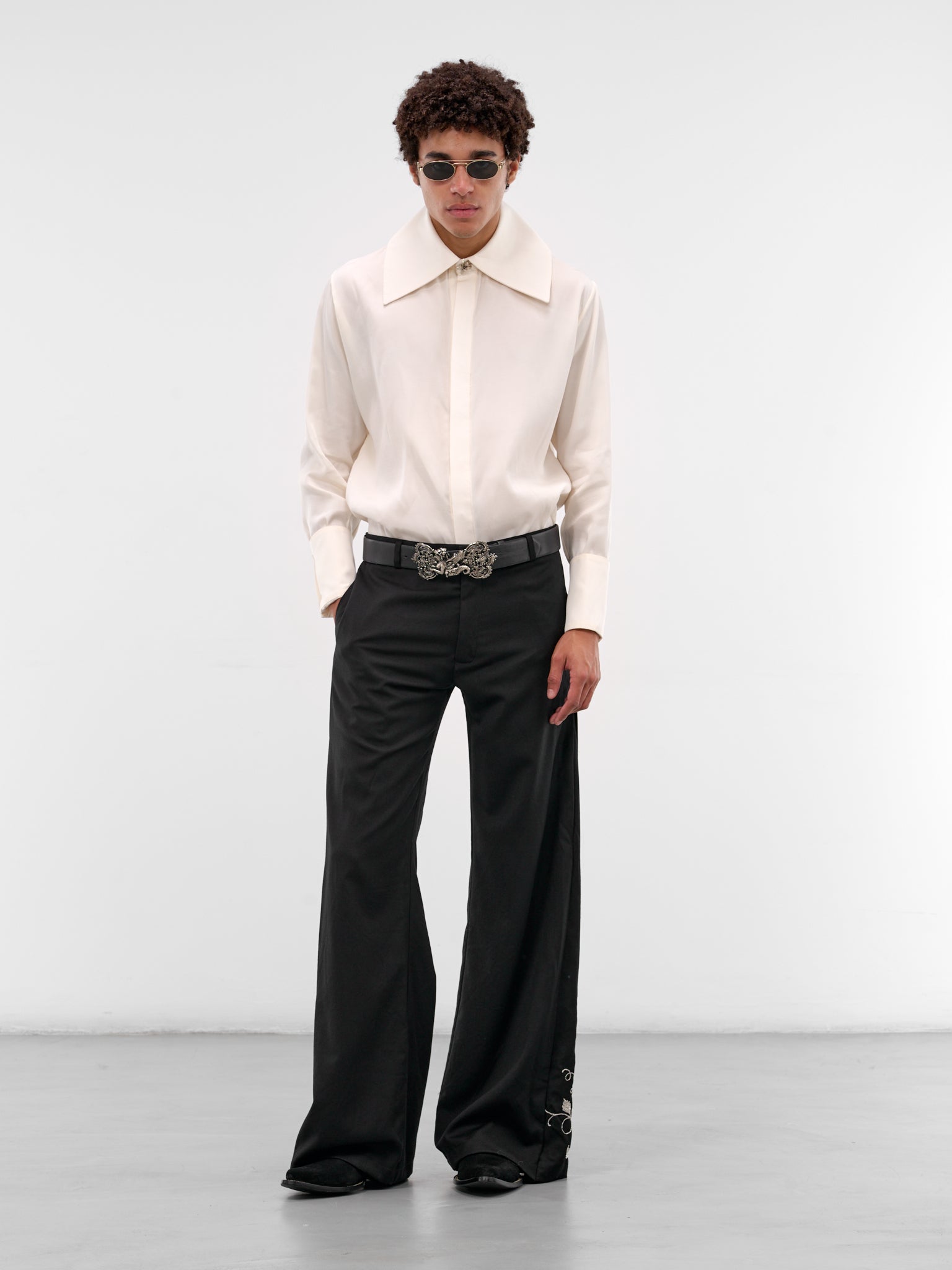 Ivory Princeso Wool-Silk Shirt (PRINCESO-SHIRT-IVORY)