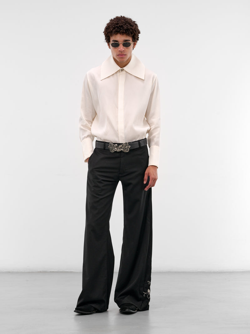 Ivory Princeso Wool-Silk Shirt (PRINCESO-SHIRT-IVORY)