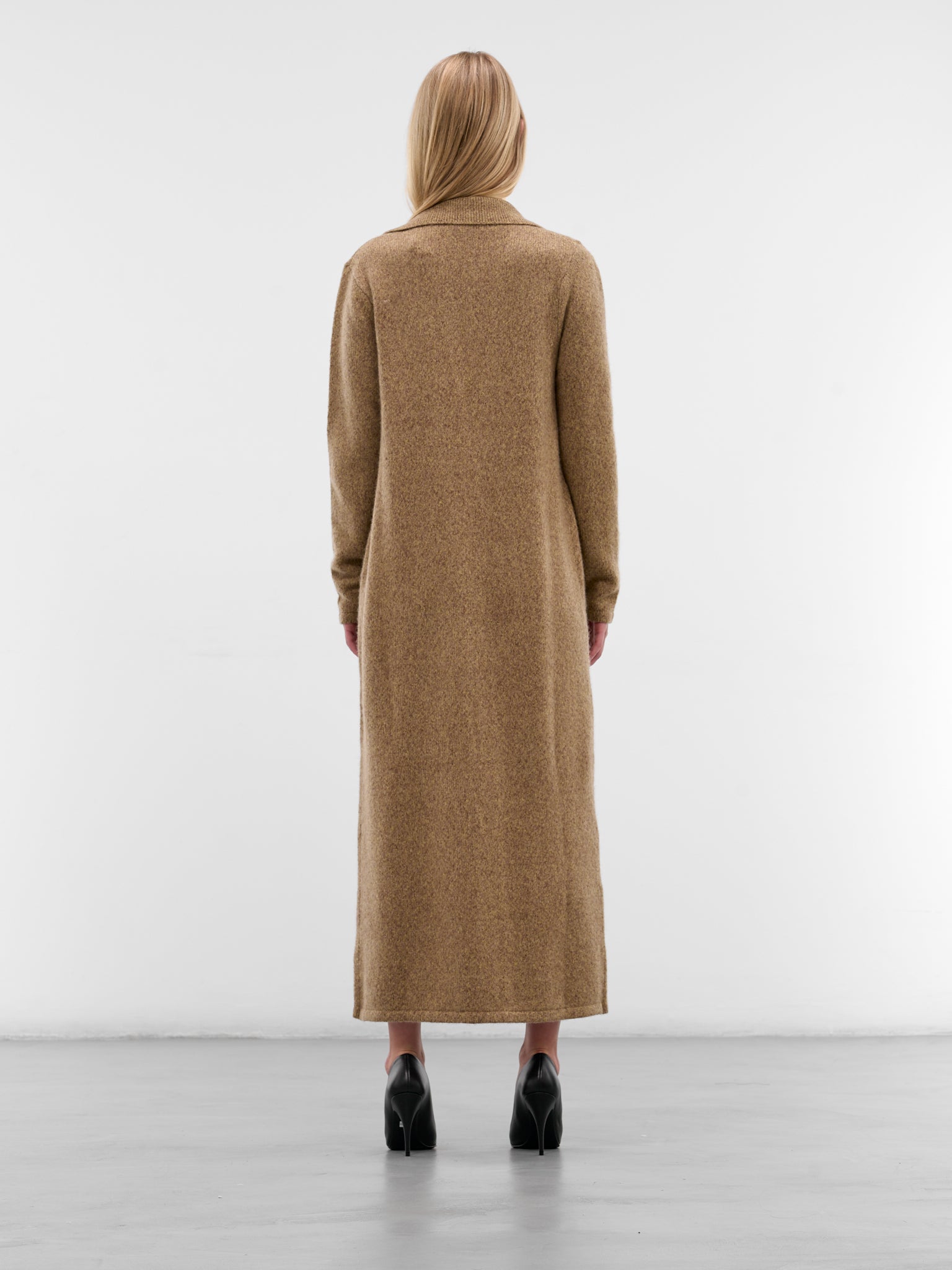 Beige Vita Wool Trench Coat (AMFW2532-DESERT-TAN)