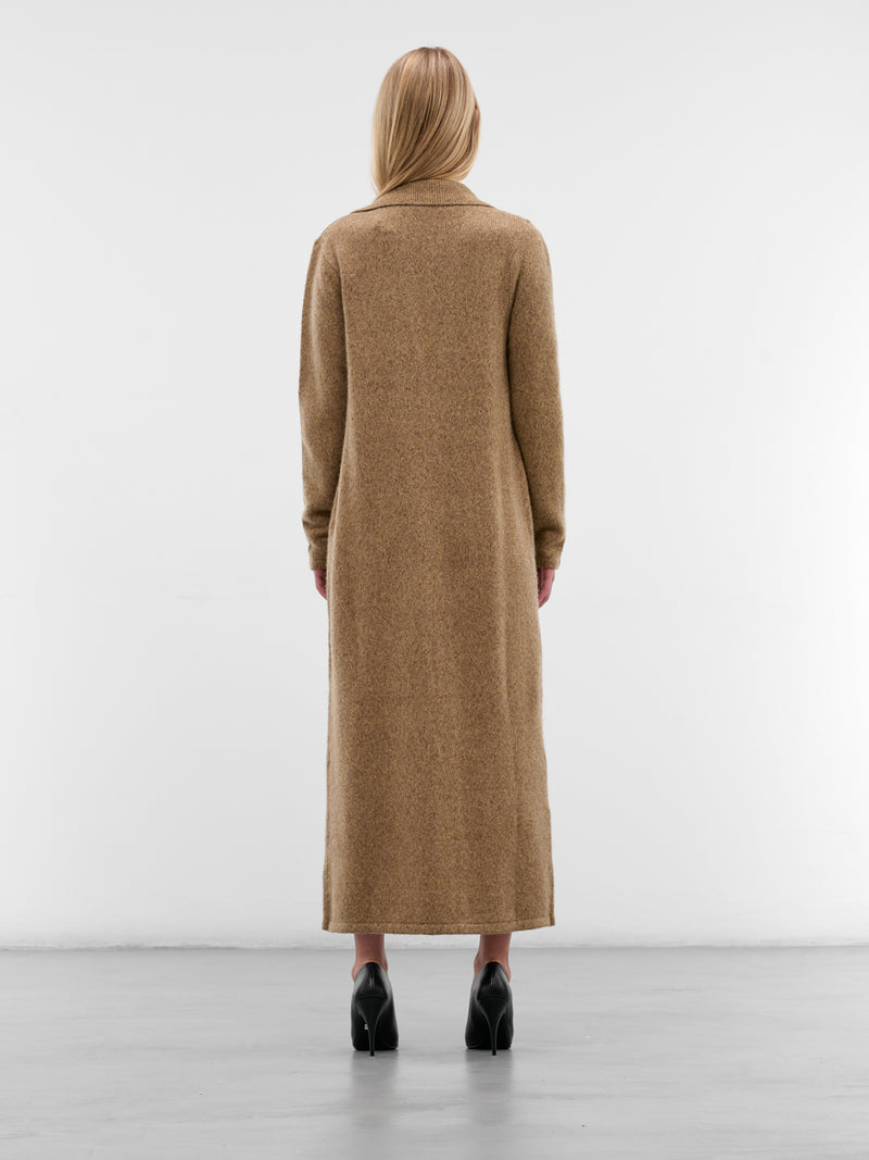 Beige Vita Wool Trench Coat (AMFW2532-DESERT-TAN)