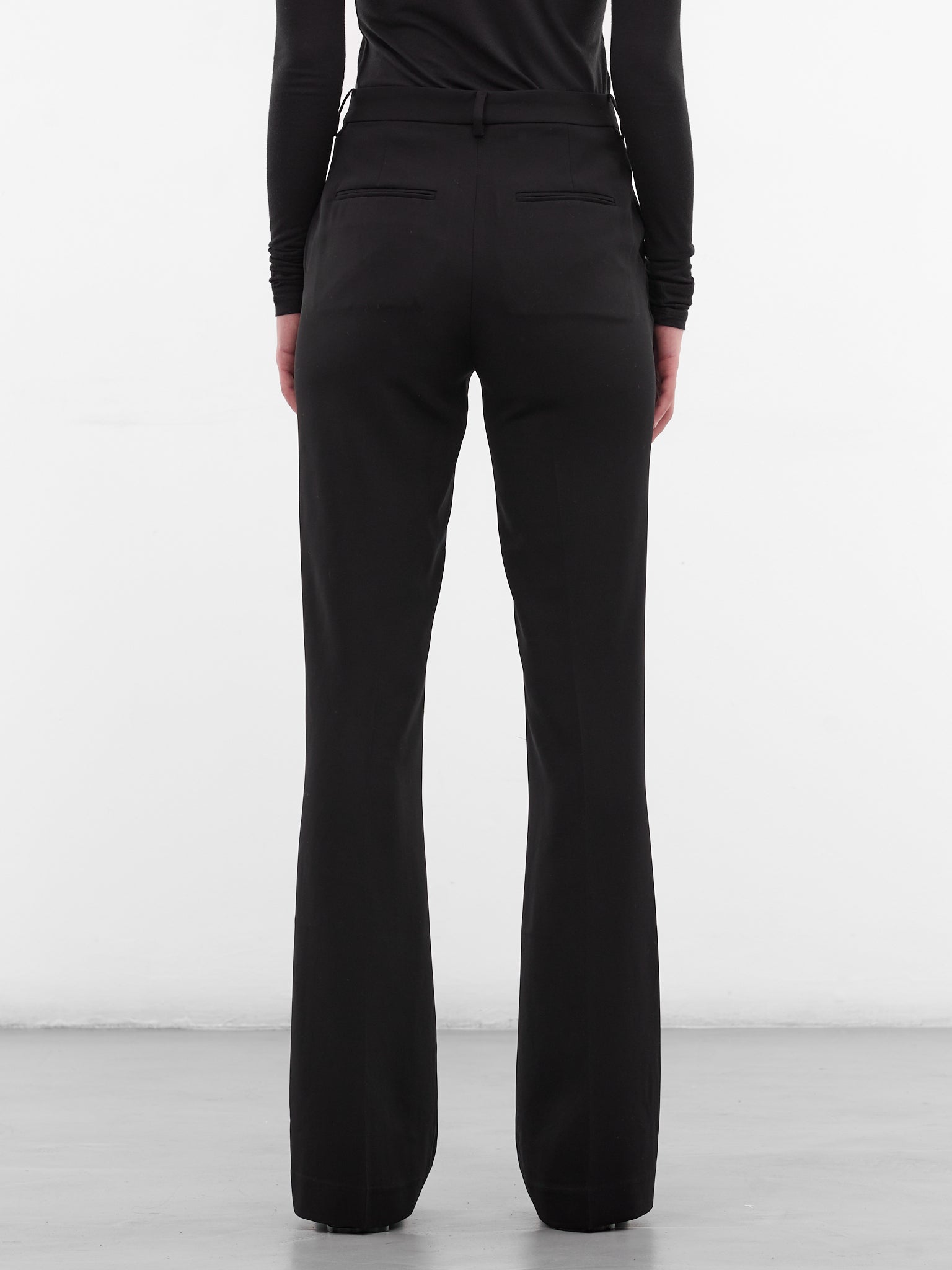 Black Vira Flared Trousers (AMFW2558-BLACK)
