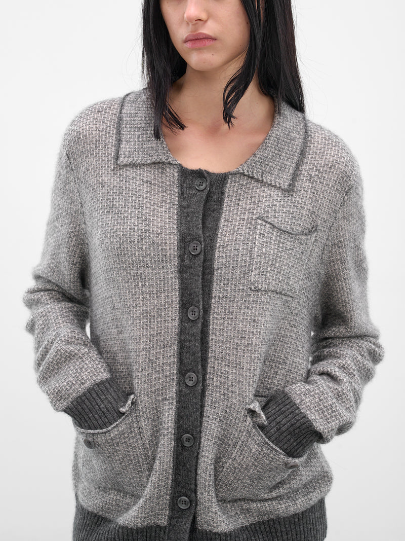 Gray Avel Knit Sweater (AMPF2553-SLATE)