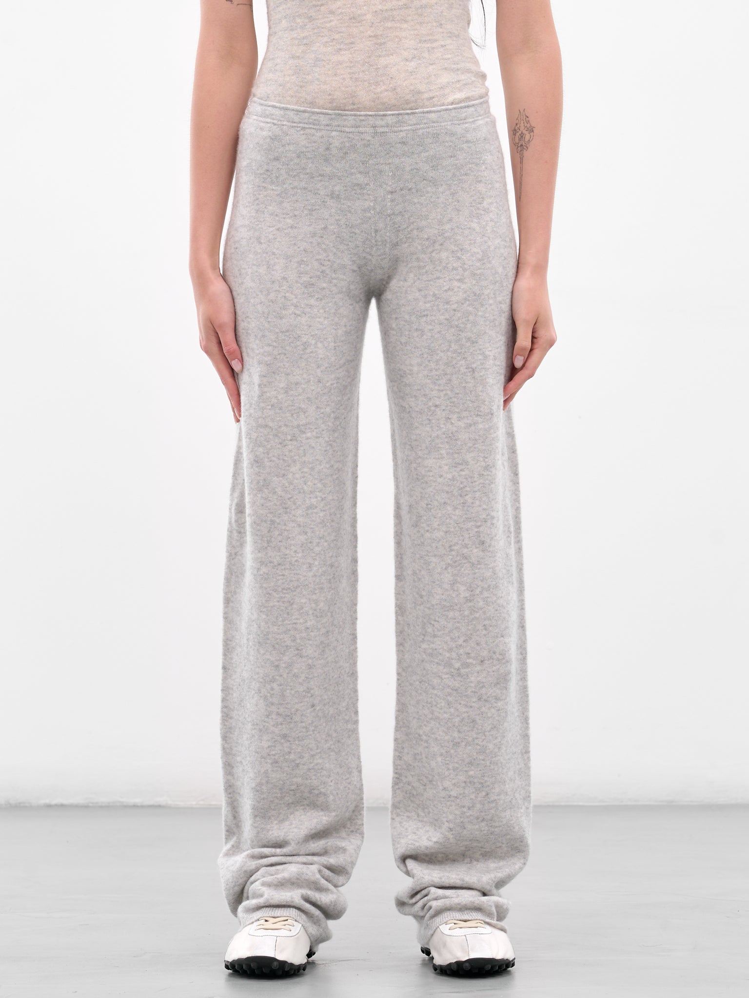 Gray Fog Knit Sweatpants (AMPF2582-FOG-GRAY)