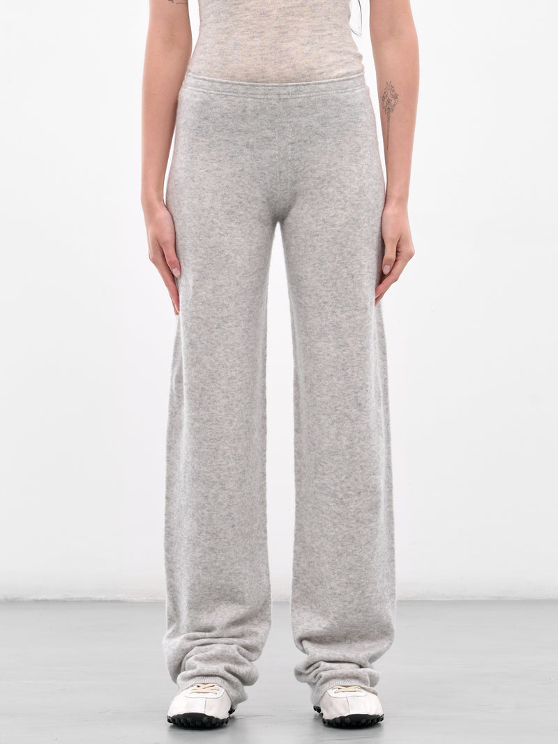 Gray Fog Knit Sweatpants (AMPF2582-FOG-GRAY)