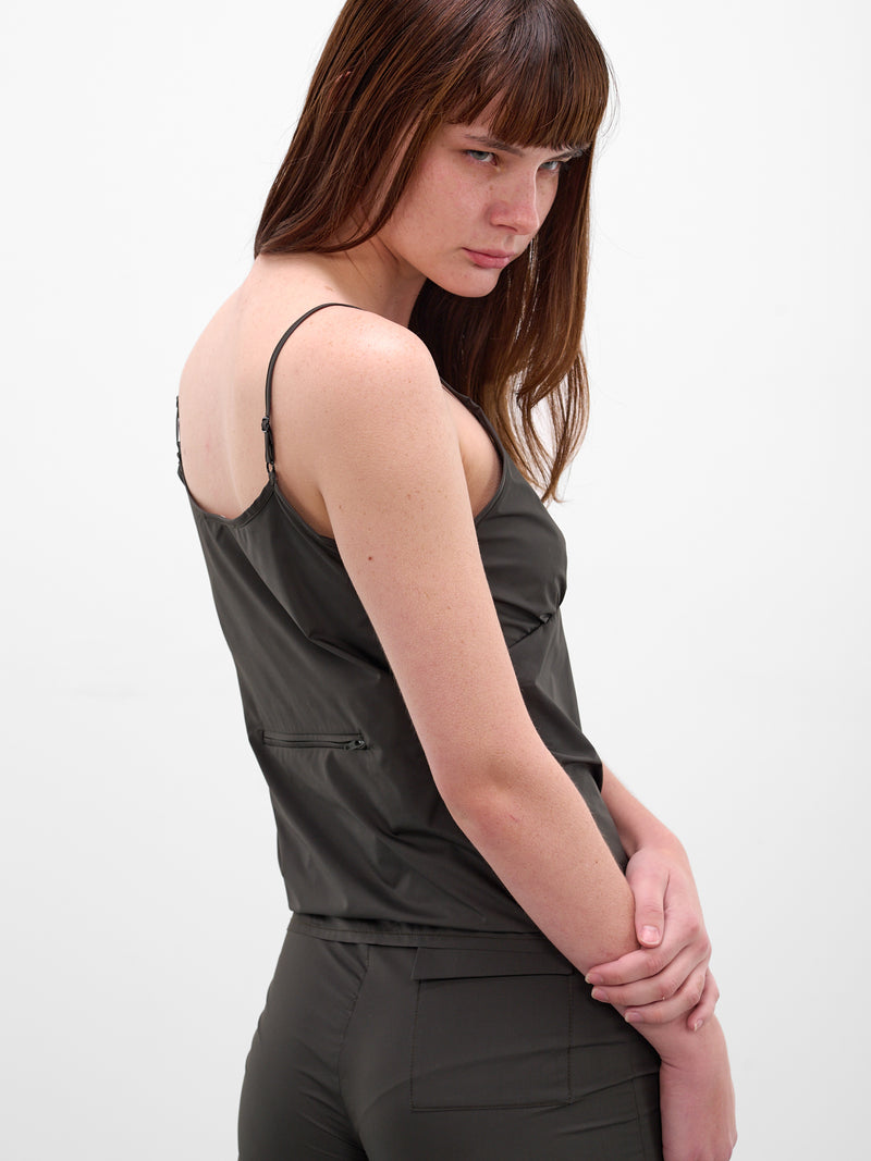 Bayle Forest Asymmetric Gathered Tank (AMR2660-FOREST)