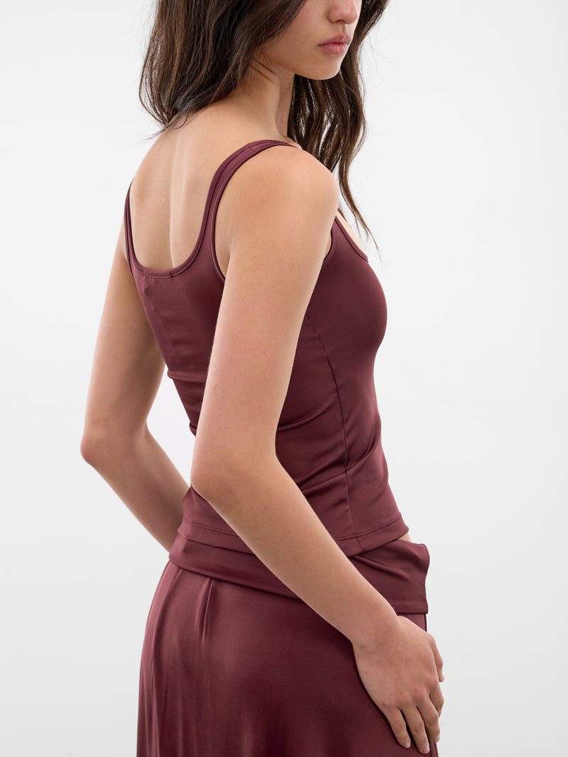 Cora Merlot Jersey Tank Top (AMSS2653-CORA-MERLOT)