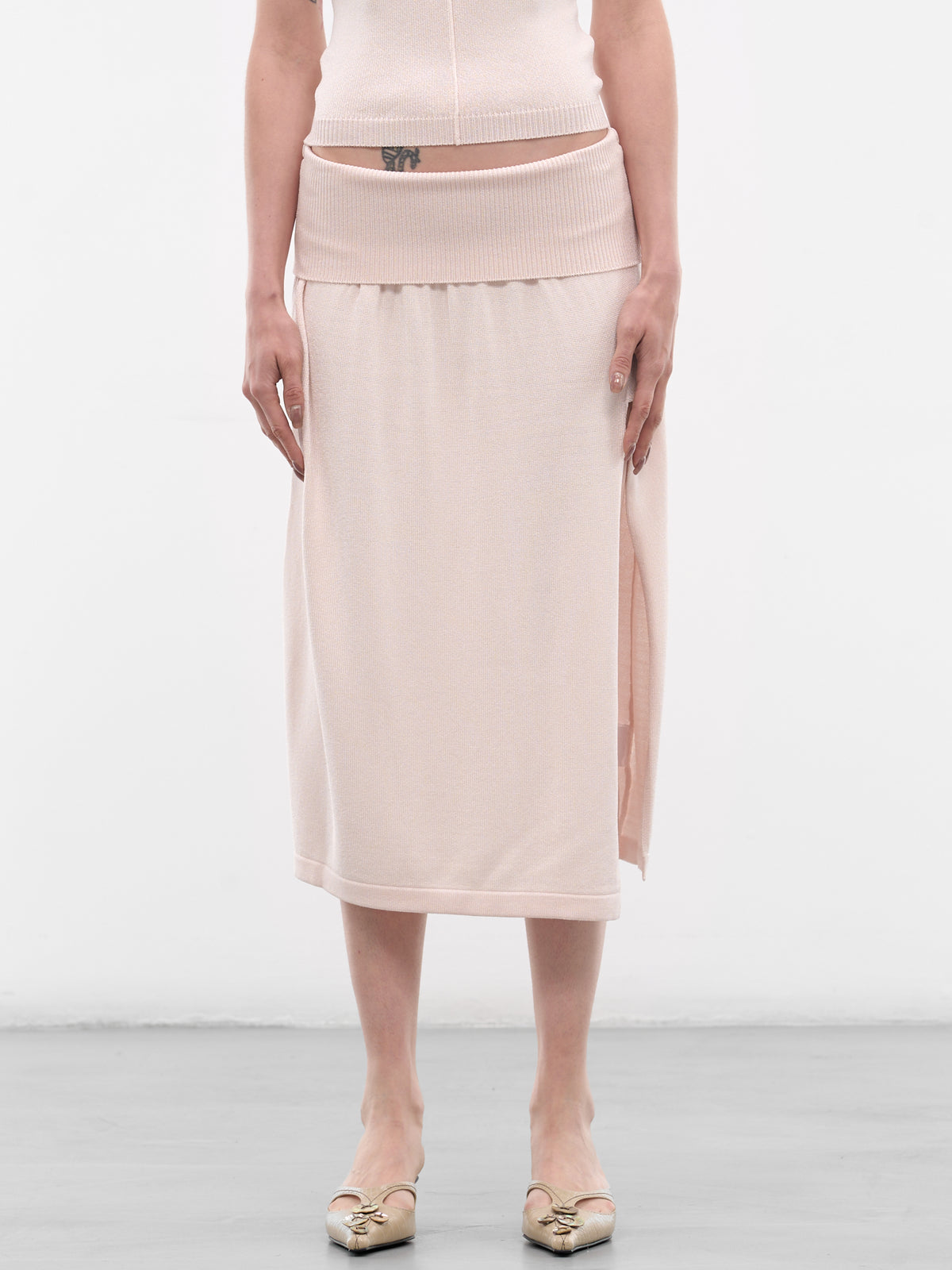 Pink Anis Midi Skirt (AMSS2667-ANIS-PINK)