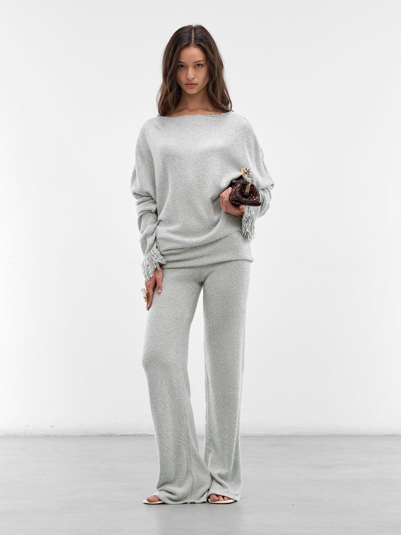 Azula Sage Textured Knit Trousers (AMSS2673-AZULA-SAGE)
