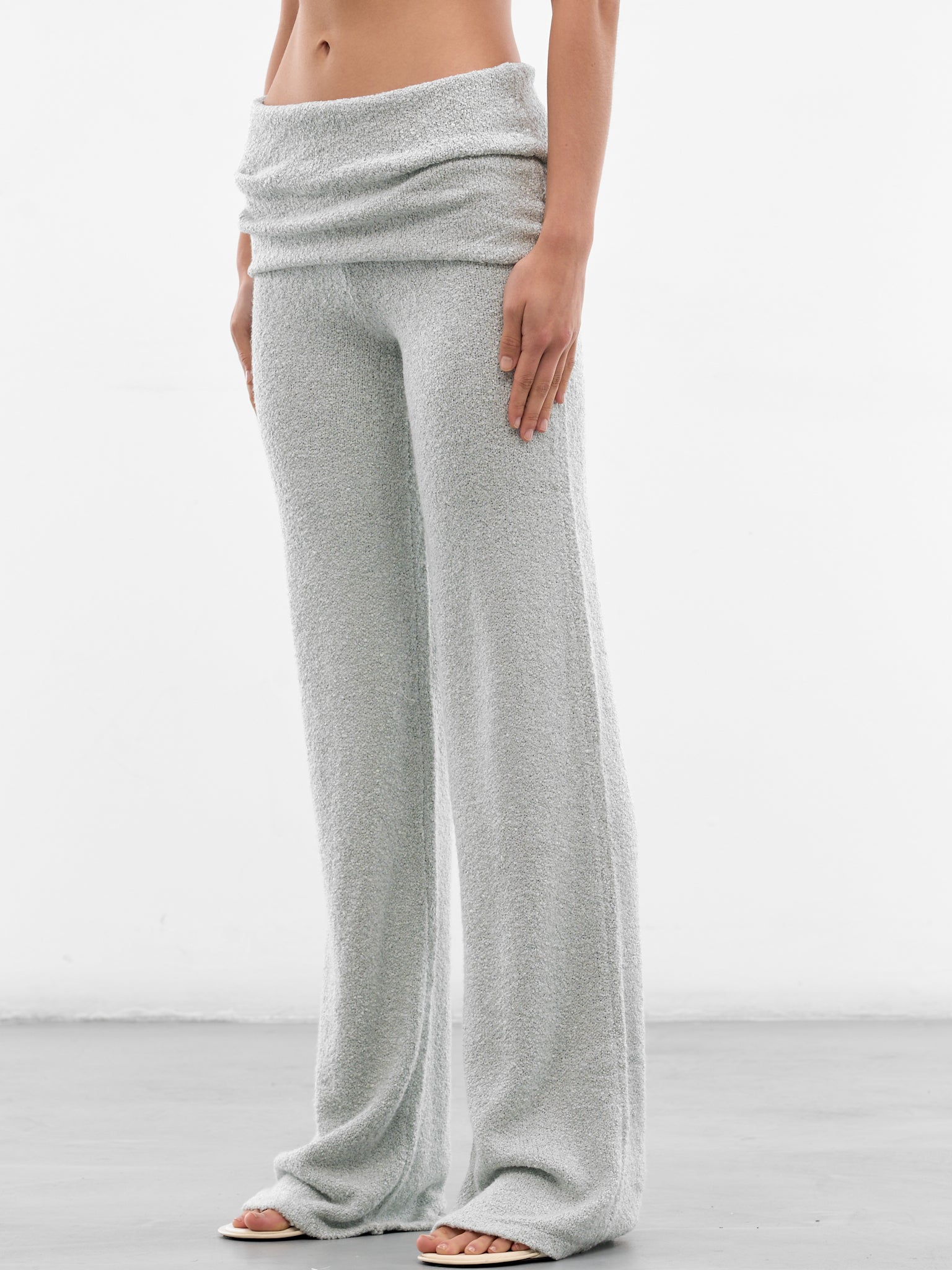 Azula Sage Textured Knit Trousers (AMSS2673-AZULA-SAGE)