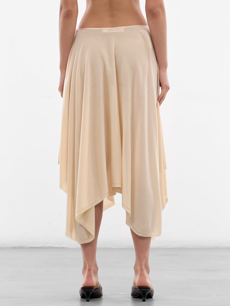 Dande Tencel-Silk Midi Skirt (AMSS2678-DANDE-BUTTERCREAM)