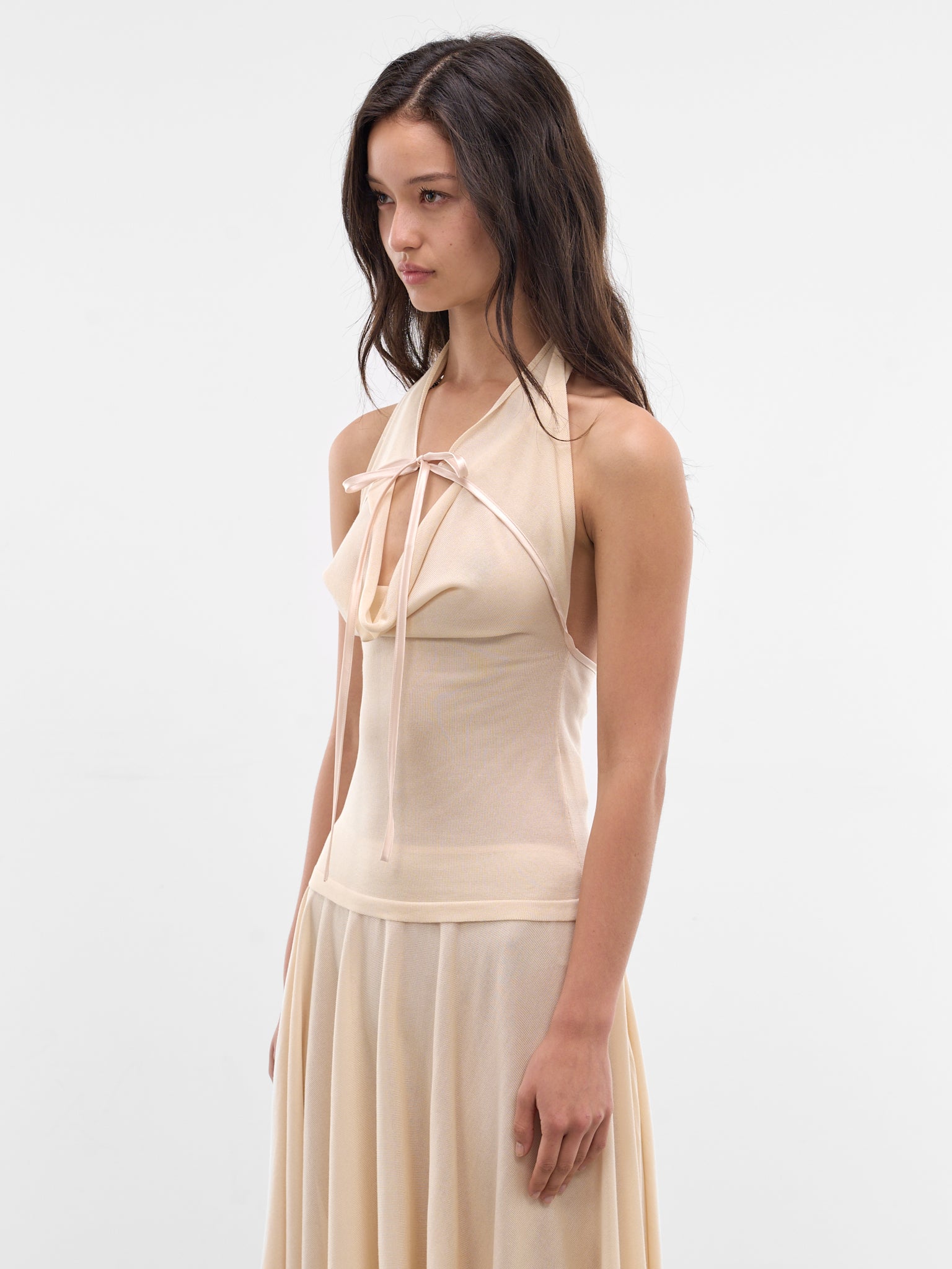 Dande Buttercream Tencel-Silk Top (AMSS2677-DANDE-BUTTERCREAM)