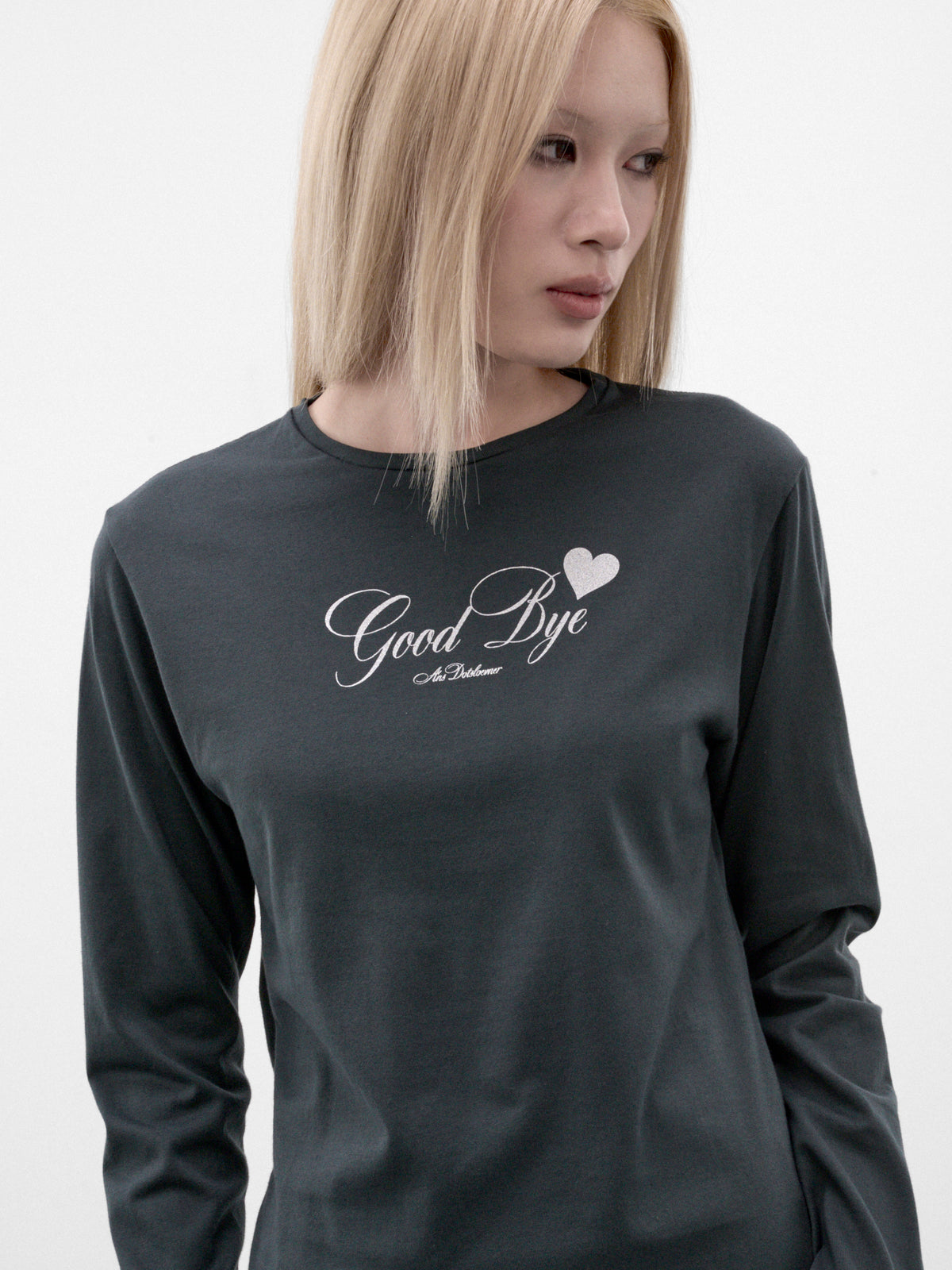 Green Graphic Long Sleeve Tee (AN001TP26AWGRN-GREEN)