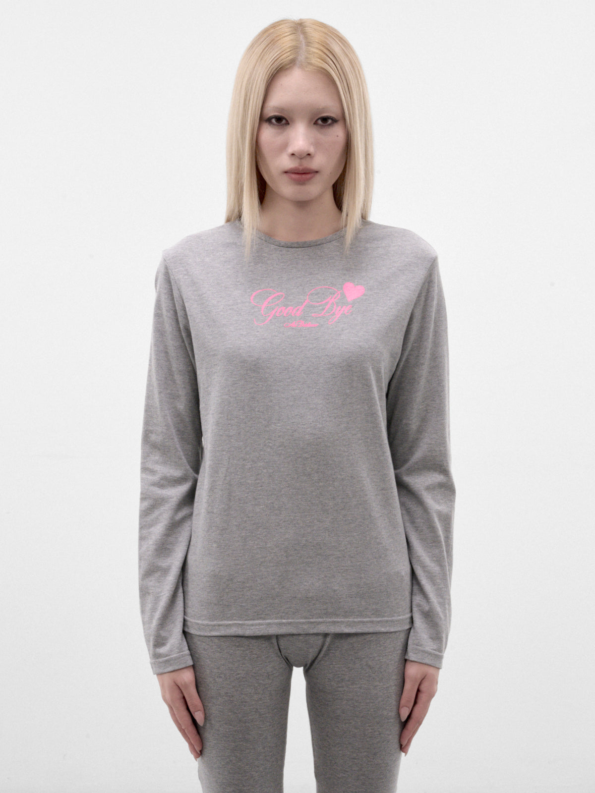 Gray Graphic Long Sleeve Tee (AN001TP26AWGRY-GRAY)