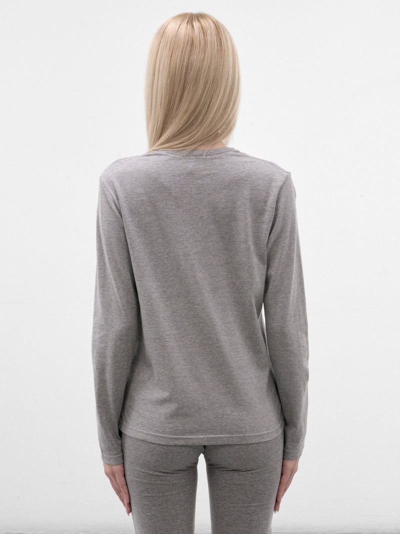 Gray Graphic Long Sleeve Tee (AN001TP26AWGRY-GRAY)