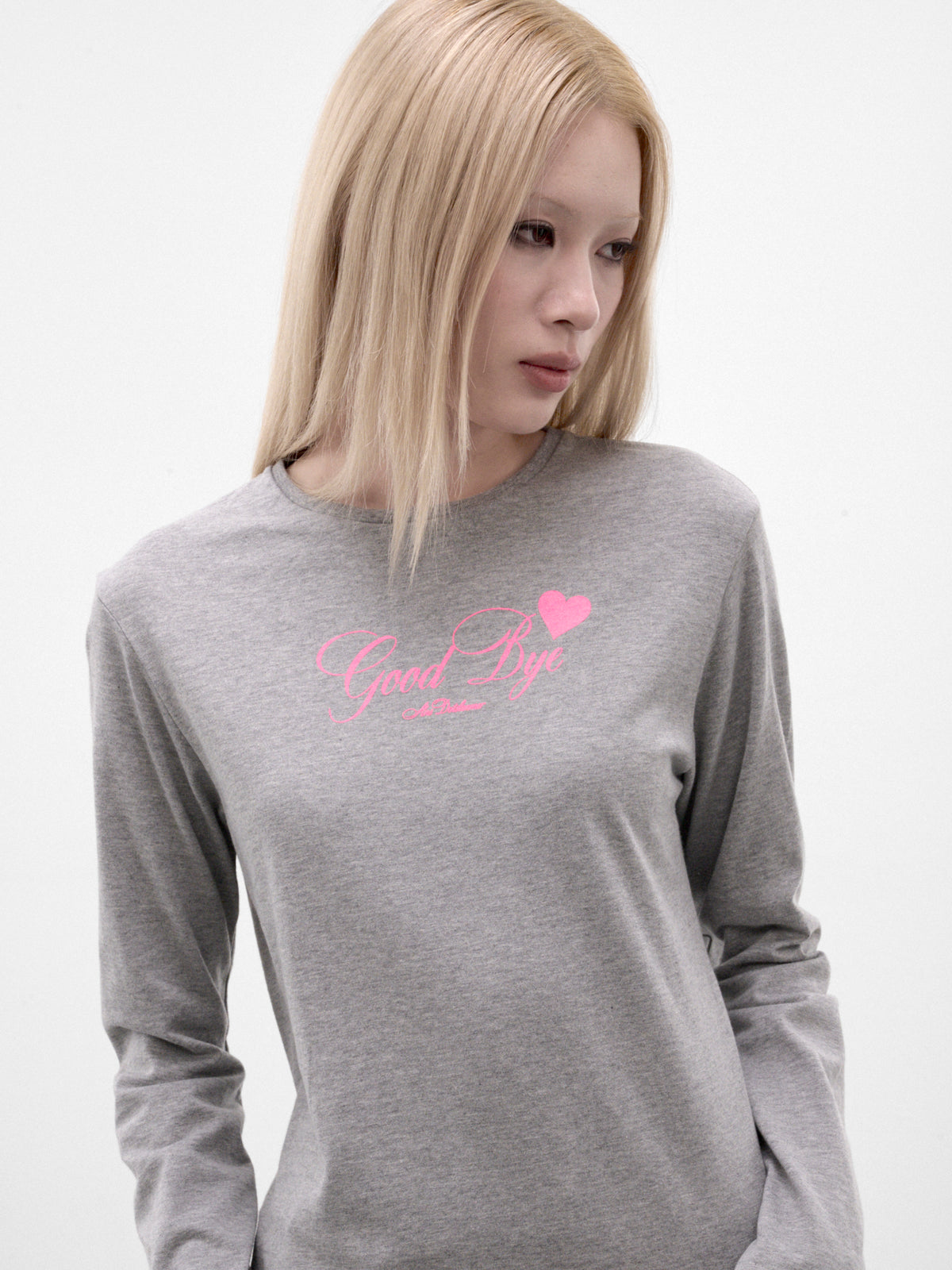 Gray Graphic Long Sleeve Tee (AN001TP26AWGRY-GRAY)