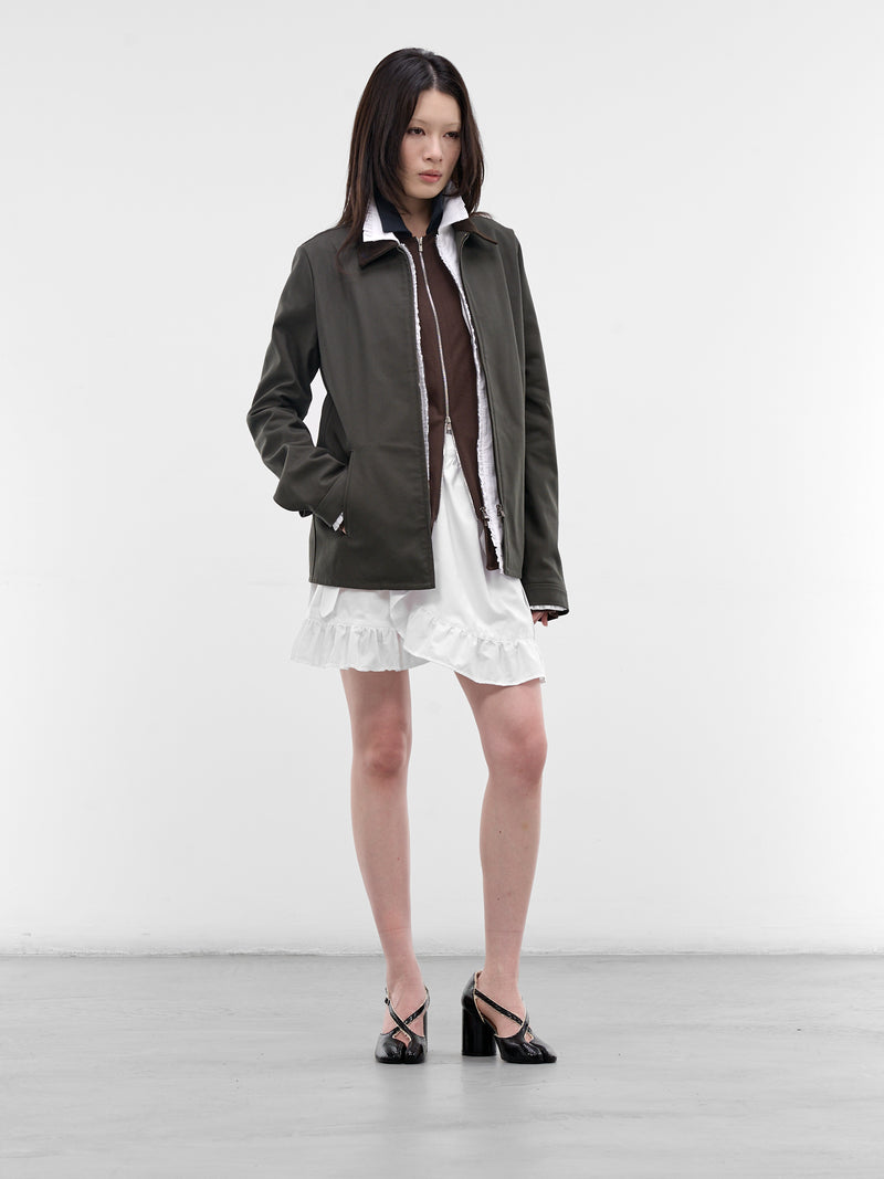Khaki Layered Collar Detroit Jacket (AN002JK26SSKHK-KHAKI)