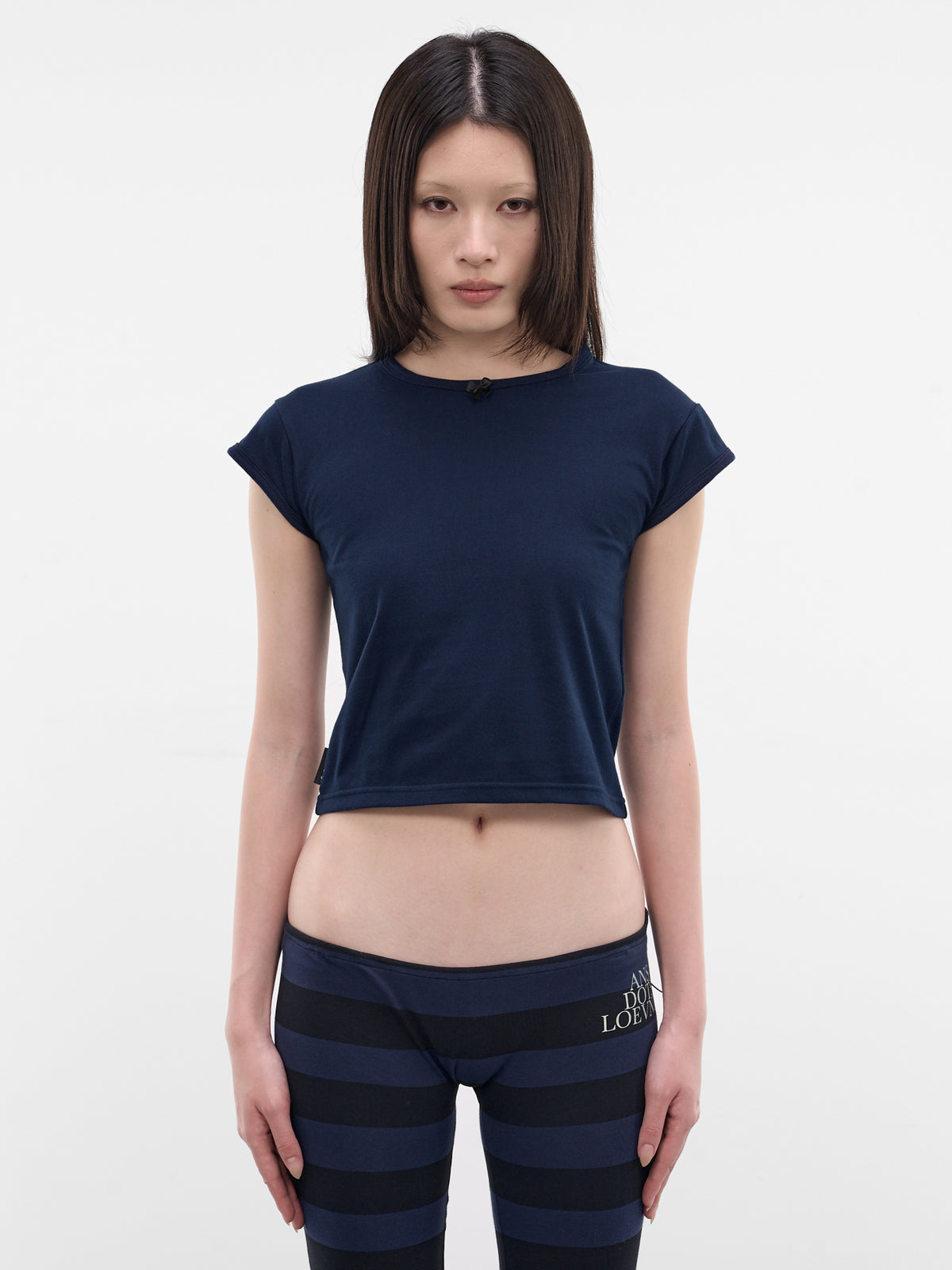 Navy Cotton Tiny Tee (AN002TP26SSNVY-NAVY)