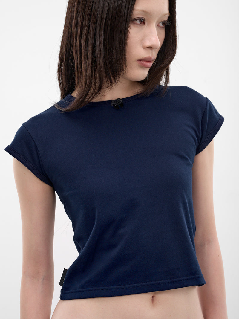Navy Cotton Tiny Tee (AN002TP26SSNVY-NAVY)