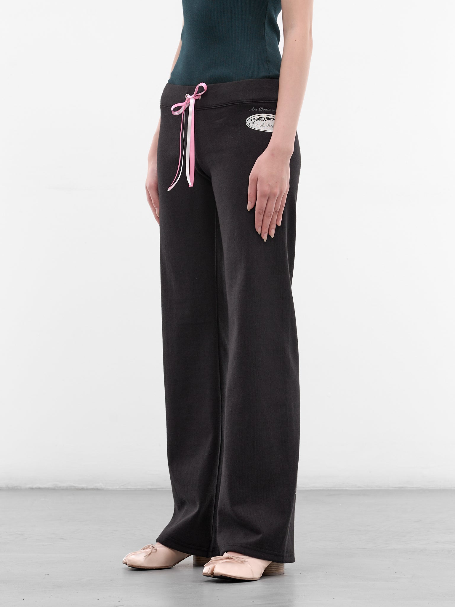 Brown Cotton Happy Birthday Pants (AN006PT26SSBRN-BROWN)