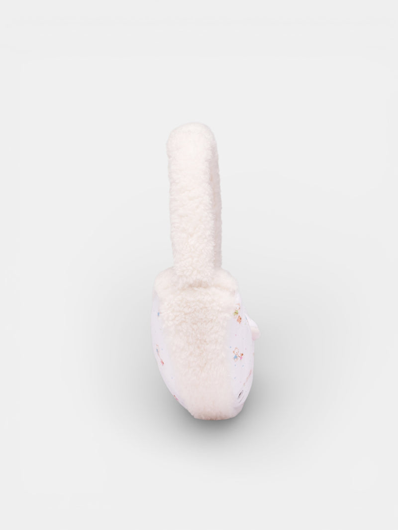 White Fluffy Bear Print Bag (AN007AC26SSBER-BEAR)