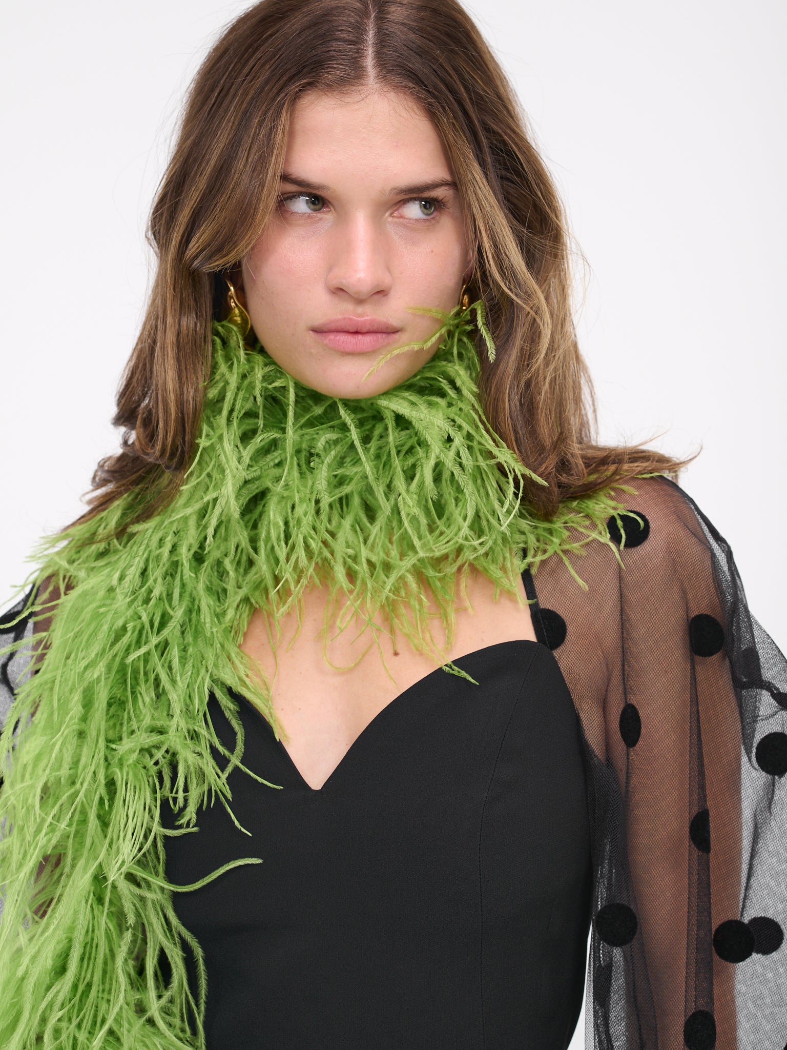 Feather Boa (AC0309-500-GREEN)