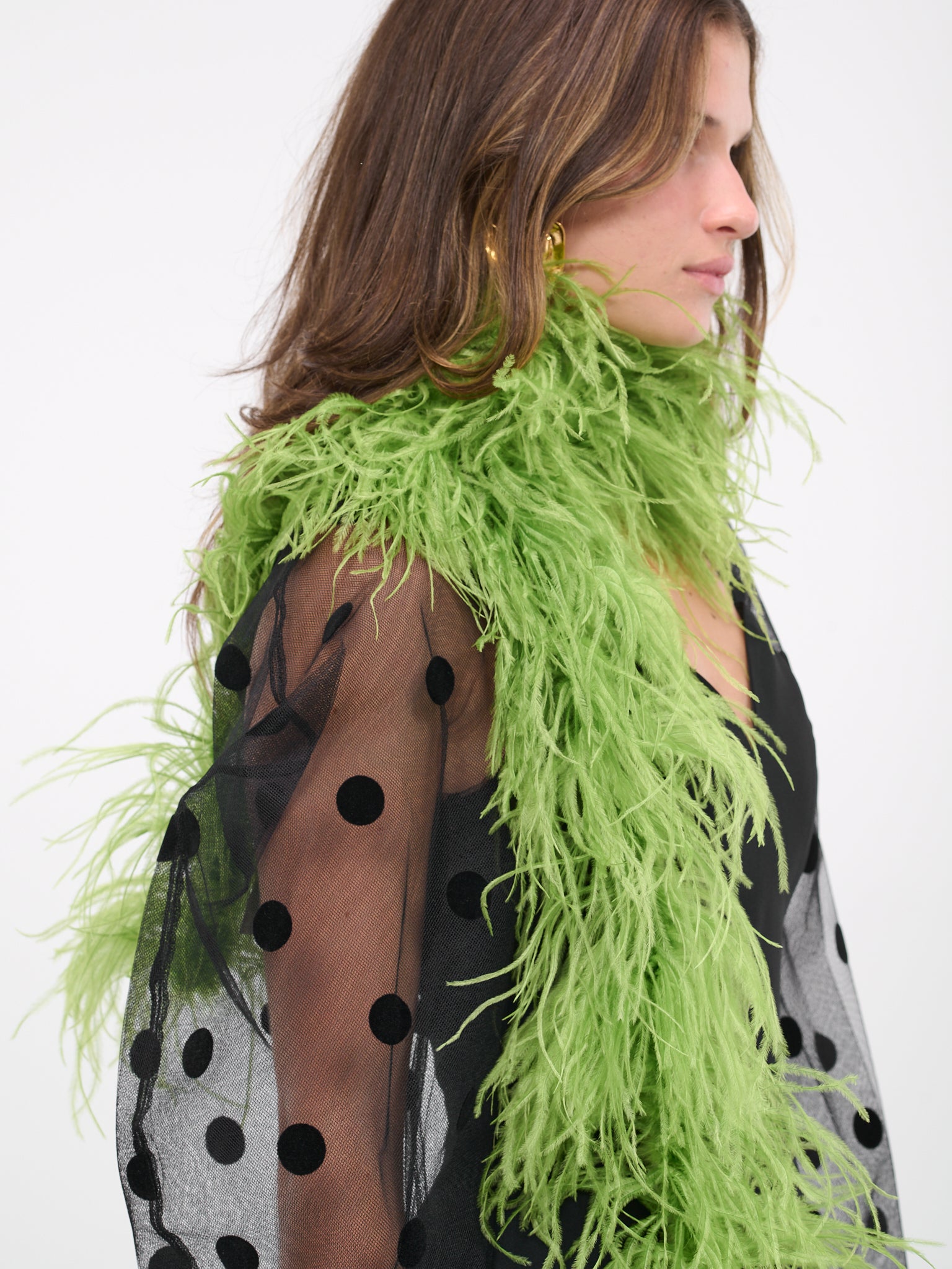 Feather Boa (AC0309-500-GREEN)