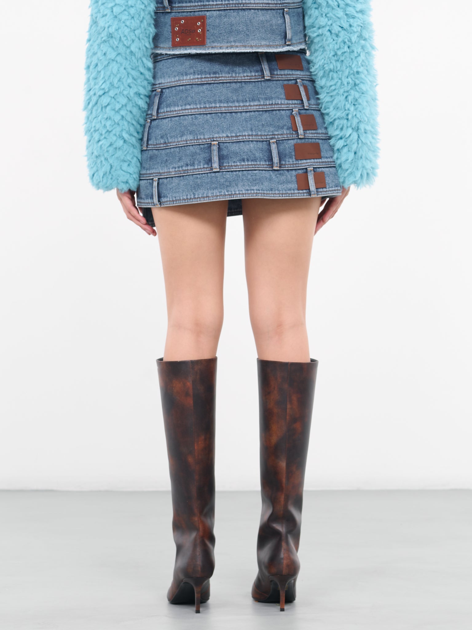 Dua Denim Mini Skirt (APA664W-BLUE)