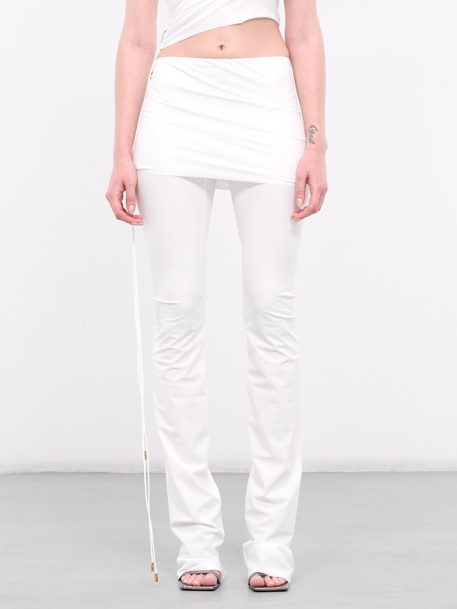 Majolica Laced Pants (AQPTJC06-WHITE)