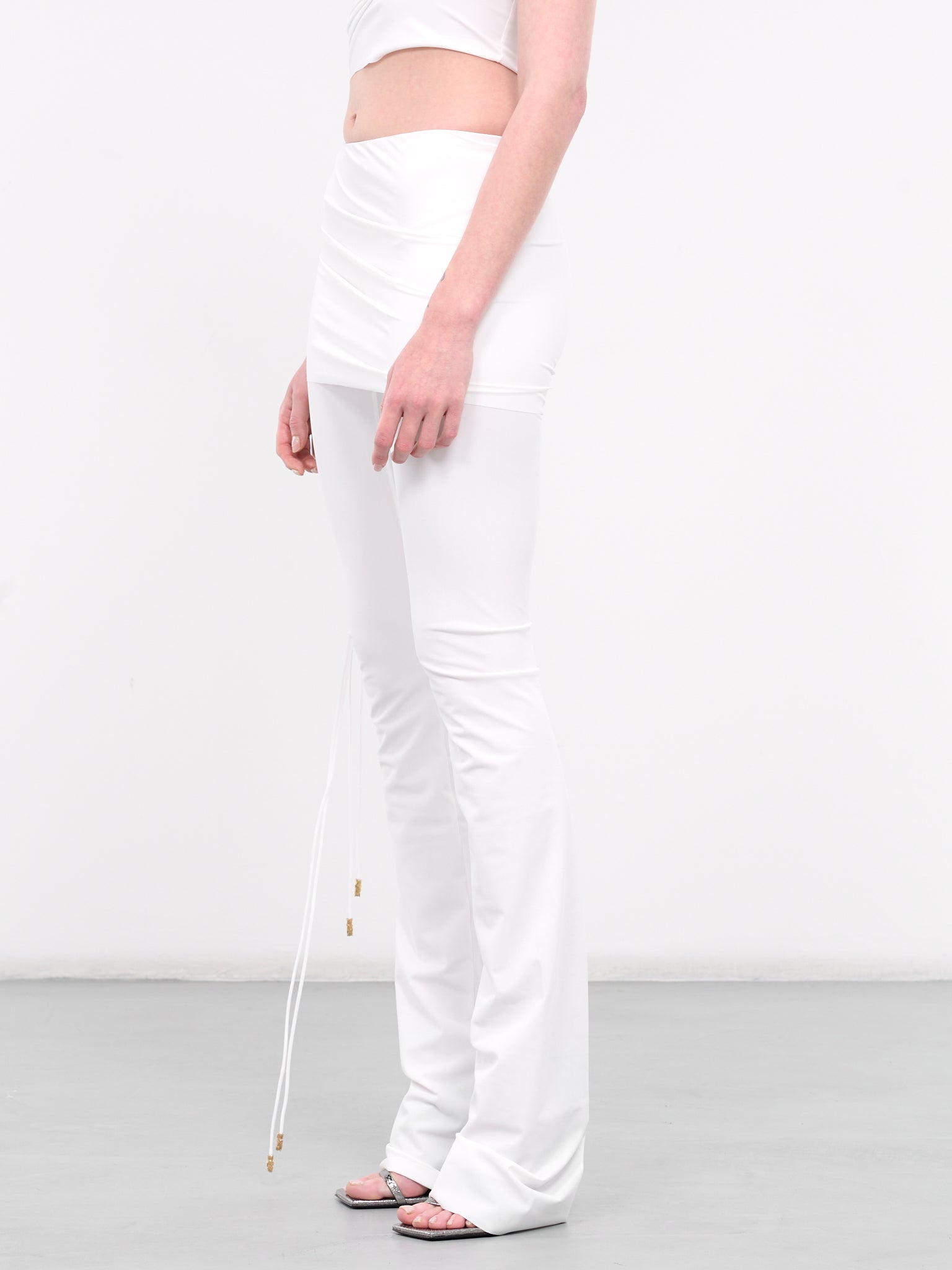 Majolica Laced Pants (AQPTJC06-WHITE)