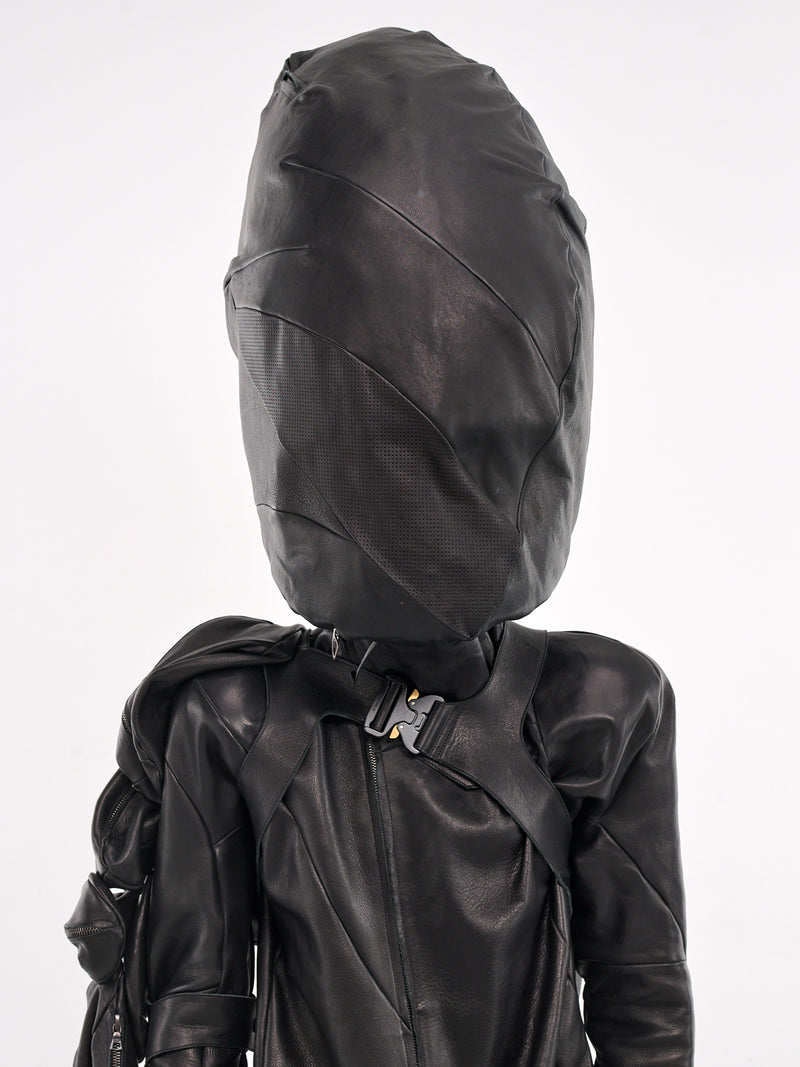 'The Architect' Sculptural Helmet (ARCHITECT-HELMET-BLACK)