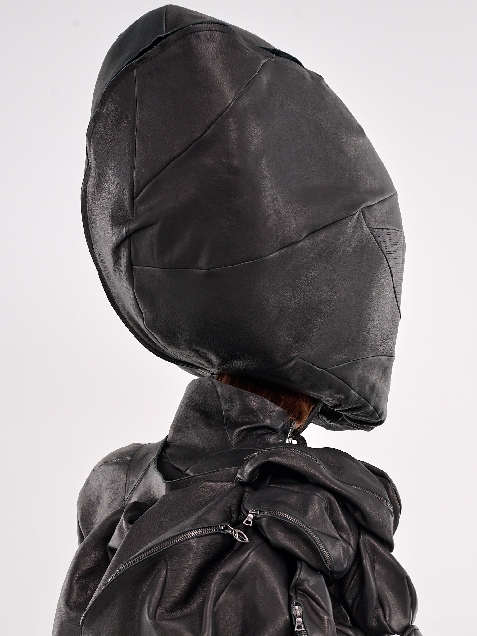 'The Architect' Sculptural Helmet (ARCHITECT-HELMET-BLACK)