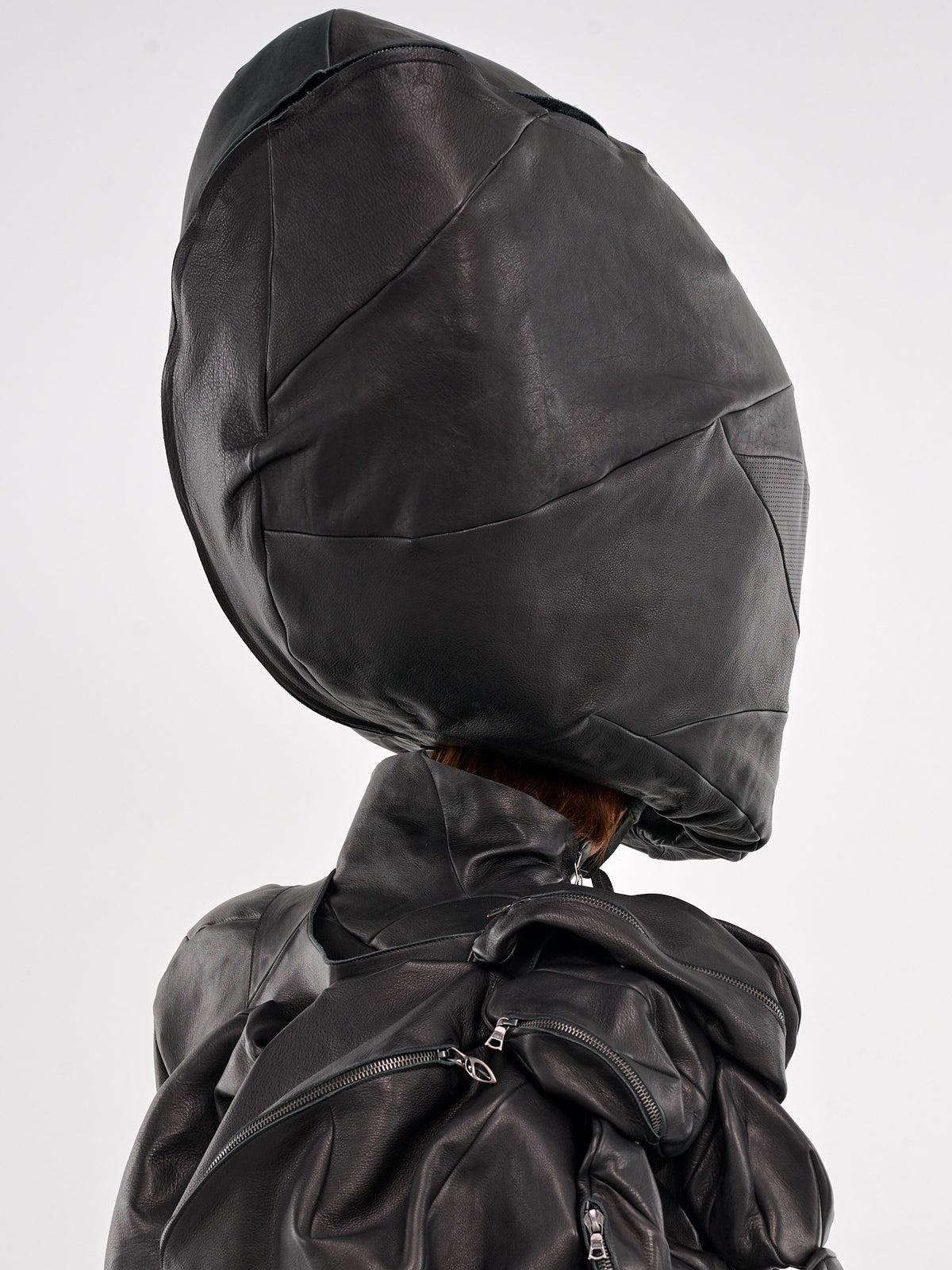 'The Architect' Sculptural Helmet (ARCHITECT-HELMET-BLACK)