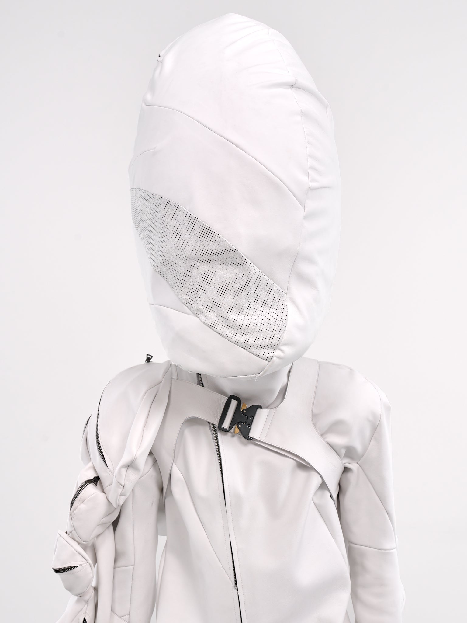 'The Architect' Sculptural Helmet (ARCHITECT-HELMET-WHITE)