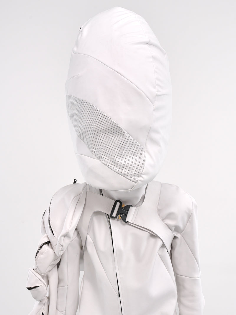 'The Architect' Sculptural Helmet (ARCHITECT-HELMET-WHITE)