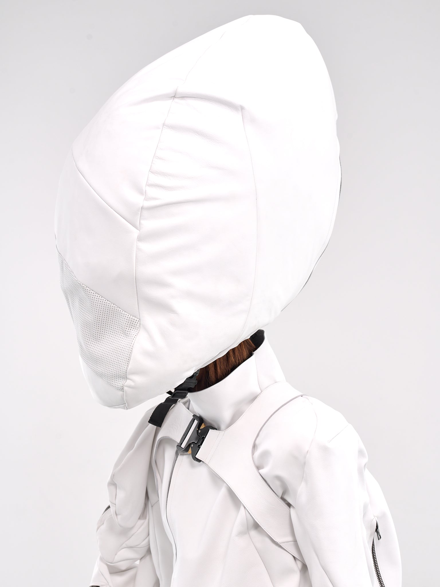 'The Architect' Sculptural Helmet (ARCHITECT-HELMET-WHITE)
