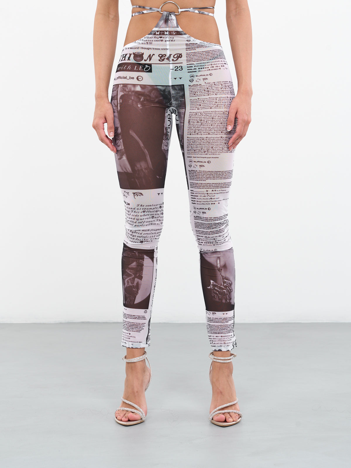 Ares Cut-Out Pants (ARES-WHITE)