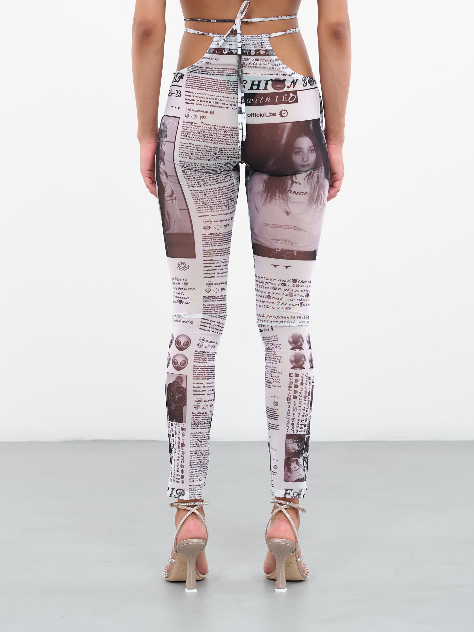 Ares Cut-Out Pants (ARES-WHITE)